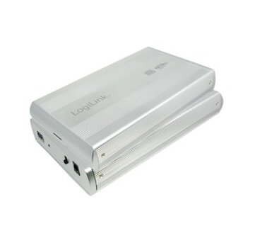 3.5&quot; LogiLink Enclosure USB3.0 / SATA / Zilver