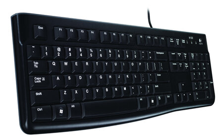 BE KB Logitech K120 Zwart bedraad (Belgische layout)