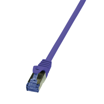 RJ45 2.00m Paars Cat6A S/FTP LogiLink