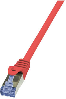 RJ45 5.00m Rood Cat6A S/FTP LogiLink