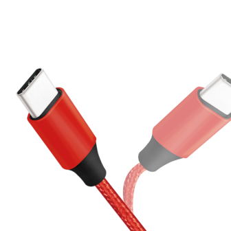 USB 2.0 C  USB-A 1.00m LogiLink Rood