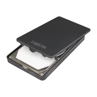 2.5&quot; Logilink Enclosure USB3.0 / SATA / Zwart