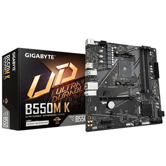 Gigabyte AM4 B550M K - DDR4/2xM.2/DP/HDMI/&micro;ATX