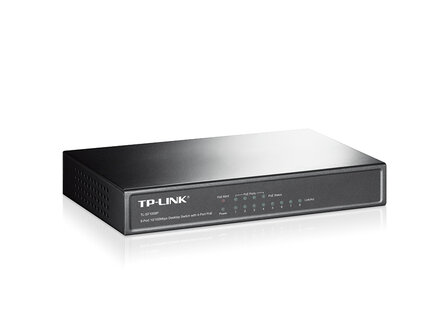 TP-Link - 8Port Unmanaged 10/100Mbps, 4xPoE