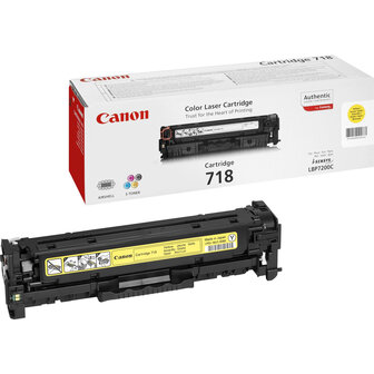 Canon 718Y Geel 2.900 pagina`s (Origineel)