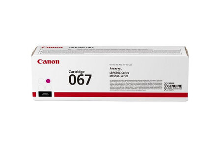 Canon 067 Magenta 1.250 pagina`s (Origineel)