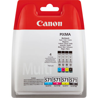 Canon (S) CLI-571 B/C/M/Y MultiPack 28,0ml (Origineel