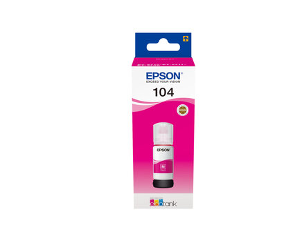 Epson 104 EcoTank Inktfles Magenta 65,0ml (Origineel)