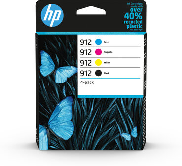 HP No.912 4-Pack C,M,Y,K 17ml (Origineel)