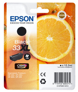 Epson T3351XL Zwart 12,2ml (Origineel) oranges