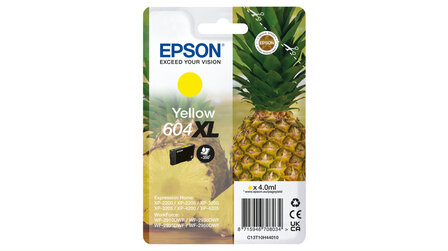 Epson 604XL Singlepack Geel 4,0ml (Origineel) pineapple