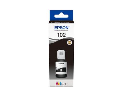 Epson 102 EcoTank Inktfles Zwart 127,0ml (Origineel)