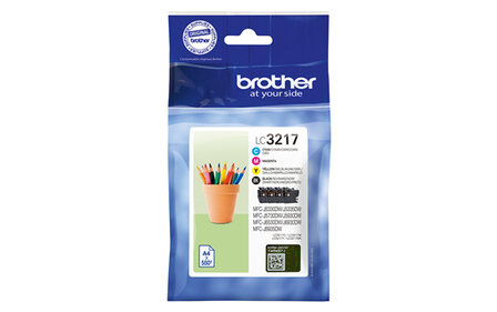 Brother LC-3217 Value Pack 550 pagina&#039;s (Origineel)