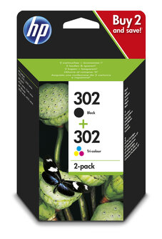 HP No.302 Combo Pack 7,5ml (Origineel)