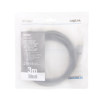 HDMI 3.00m 4K/60Hz LogiLink