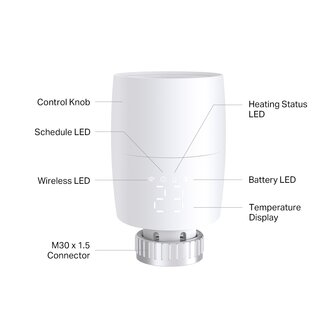 TP-Link Tapo KE100 Kasa Smart WiFi Thermostaat Kit.