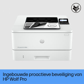 HP LaserJet Pro 4002dw MONO / WLAN / LAN / Wit