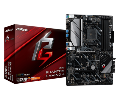 ASRock AM4 X570 Phantom Gaming 4 - DDR4/2xM2/DP/HDMI/ATX