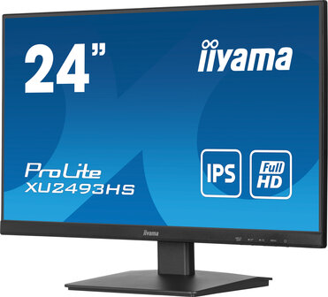 24&quot; Iiyama ProLite XU2493HS-B6 FHD/DP/HDMI/IPS