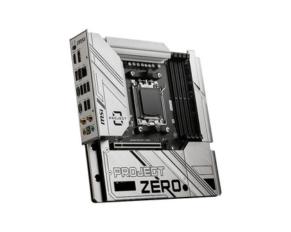 MSI AM5 B650M PROJECT ZERO - back-connect