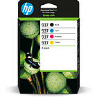 HP No.937 4-Pack C,M,Y,K 3.850 pagina`s (Origineel)