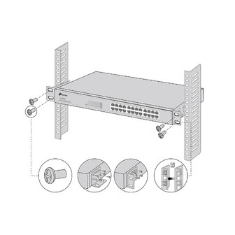 TOE 1U RackMount Kit-19