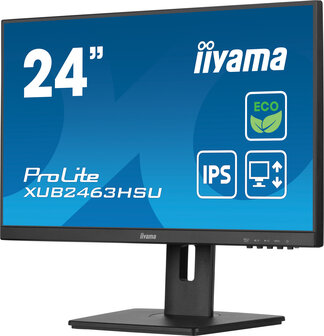 24&quot; Iiyama ProLite XUB2463HSU-B1 FHD/DP/HDMI/IPS