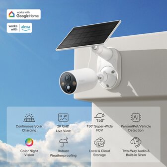 TP-Link TAPO C425 Kit Camera&acute;+ Solarpanel