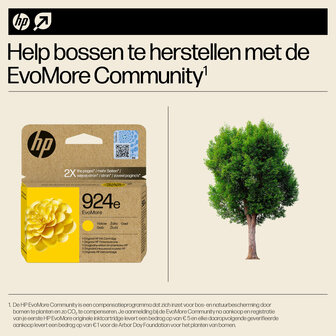 HP No.924e Geel EvoMore 800 pagina`s (Origineel)