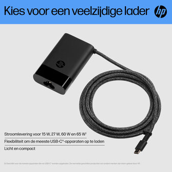 Power Adapter 65W HP USB-C