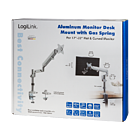 Desk Mount Single LogiLink 17&quot;-32&quot; Curved Alu Gasv.