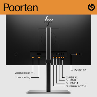 24&quot; HP E24 G5 FHD/DP/HDMI/4xUSB/Pivot/IPS