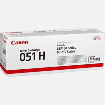 Canon 051H Zwart 4.100 pagina`s (Origineel)