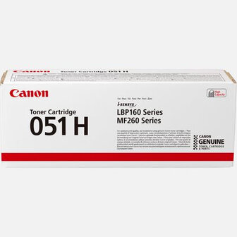 Canon 051H Zwart 4.100 pagina`s (Origineel)