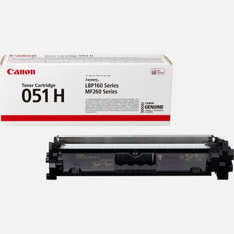 Canon 051H Zwart 4.100 pagina`s (Origineel)