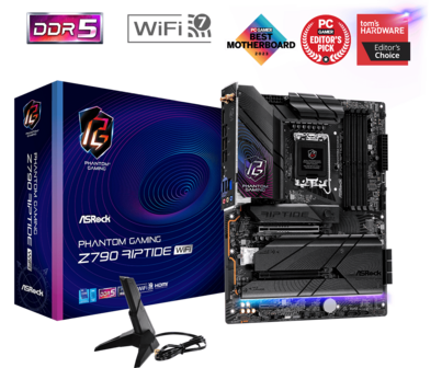 ASRock 1700 Z790 Riptide WIFI -DDR5/5xM.2/eDP/DP/HDMI/ATX