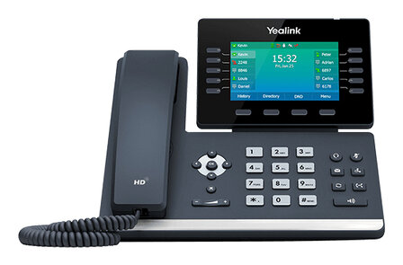 Yealink T54W VOIP Phone (SIP) BT, WiFi, PoE, Grijs