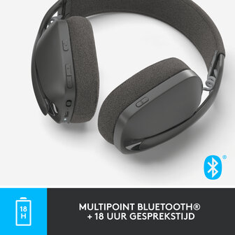 Logitech Zone Vibe 100 Headset Stereo Wireless Graphite