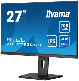 27&quot; Iiyama ProLite XUB2793QSU-B7 WQHD/DP/HDMI/IPS