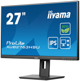 27&quot; Iiyama ProLite XUB2763HSU-B1 FHD/DP/HDMI/IPS