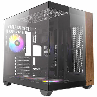 Antec CX800 Wood ARGB_B - TG/USB-C/Midi/ATX