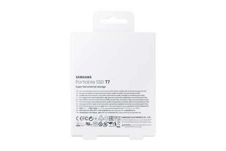 1TB Samsung T7 NVMe/Blauw/USB-C/1050/1000