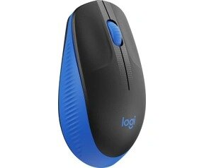 Logitech M190 Optical USB Zwart-Blauw Retail Wireless