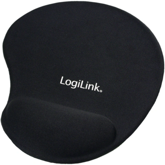 Mousepad LogiLink Wristpad Zwart