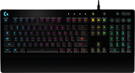 KB Logitech G G213 Prodigy RGB Gaming Zwart bedraad Ret