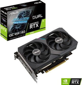 3060 ASUS DUAL RTX V2 OC 12GB 3xDP/HDMI