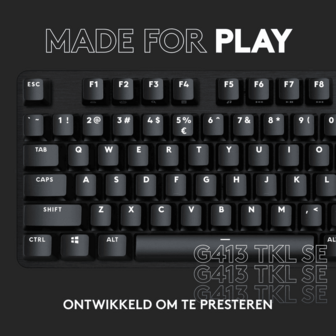 KB Logitech G G413 TKL SE Zwart bedraad GL TACTILE