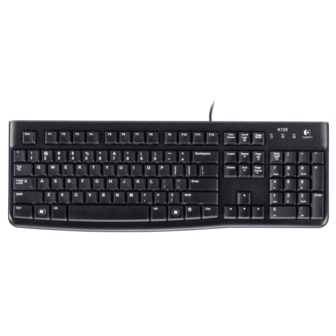 FR KB Logitech K120 Zwart bedraad Ret. (Franse layout)