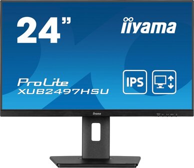 24&quot; Iiyama ProLite XUB2497HSU-B2 FHD/DP/HDMI/2xUSB/IPS