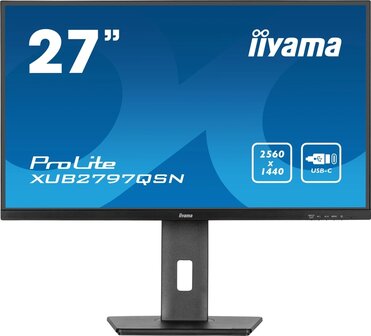 27&quot; Iiyama ProLite XUB2797QSN-B2 UHD/DP/HDMI/USB-C/IPS